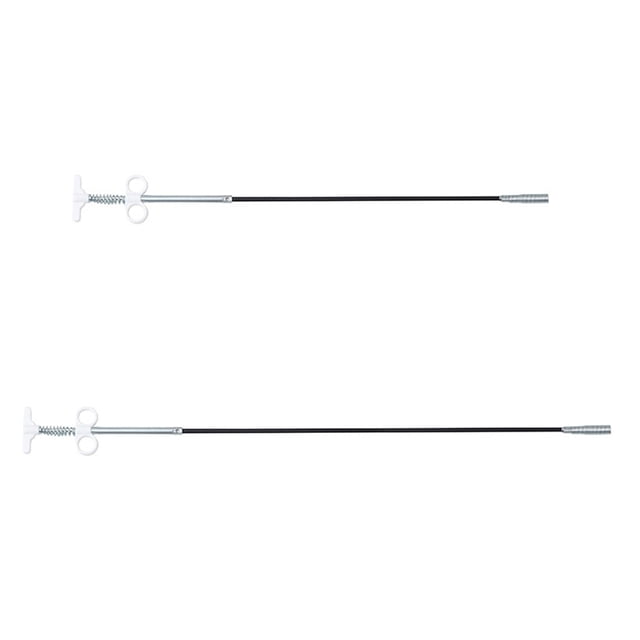 2 pinzas flexibles para recoger mangueras, herramienta de asistencia para desagües de inodoro.