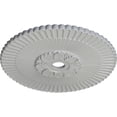 thumbnail image 3 of 36 1/4"OD x 1 7/8"P Melonie Ceiling Medallion (Fits Canopies up to 6 1/4"), Hand-Painted Frost, 3 of 6