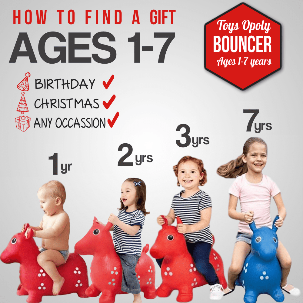 toddler rubber bouncy horse