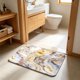 thumbnail image 5 of YiJuHui Super Absorbent Bath Mat, Russian Style Diatom Mud Floor Rug, Quick Drying Non-Slip Bathroom Rug, Water Absorbing Shower Mat for Bathroom Floor Safety, Anti-Mold Bath Mat for Wet Areas, 5 of 5