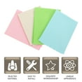 thumbnail image 3 of OUNONA 4Set Diy Needlework Cloth Light Blue Embroidery Fabric Linen Christmas, 3 of 8