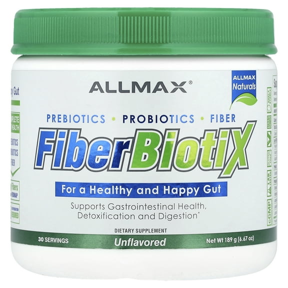 ALLMAX FiberBiotiX, Unflavored, 6.67 oz (189 g)
