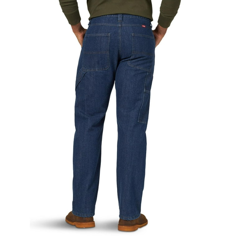 Wrangler Men s Fleece Lined Carpenter Fit Straight Leg Jeans