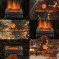 thumbnail image 5 of Innoflame 21" Electric Fireplace Log Set, Fireplace Insert with Realistic Flame, Adjustable Flame Brightness, Thermostat, 9H Timer, Remote Control, Overheating Protection, 1400W, 5 of 9