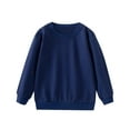 thumbnail image 4 of CYRBOKO Sweatshirts for Boys, 2 PC Crew neck Cotton Long Sleeve Fall Clothes Navy Size 7-8 T, 4 of 7