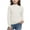 White1, variant on LIaqionyy Girls Turtleneck Fleece Sweaters Kids Casual Long Sleeve Mock Neck Pullover Cable Knit Sweater Tops Fall Clothes