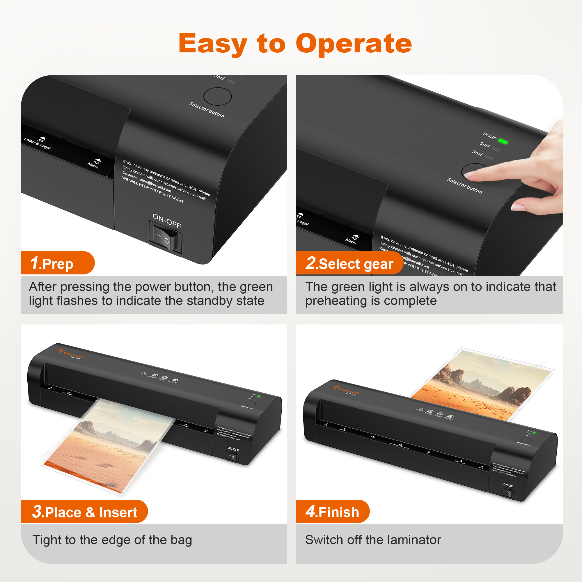 Bonsaii A3 13 Inch Laminator with Cutter & Rounder photo 4