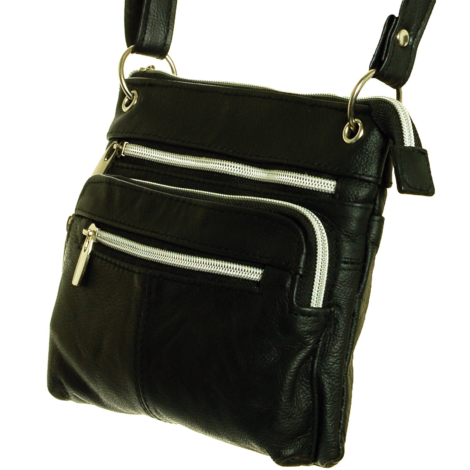 SBR Designs - Women's Leather Purse Cross Body Shoulder Bag Handbag ...