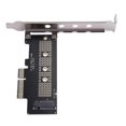 thumbnail image 1 of M.2 NVME SSD NGFF to PCIE 3.0 X4 Adapter PCIE M2 Riser Card Adapter Support 2230 2242 2260 2280 Size, 1 of 5