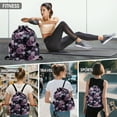 thumbnail image 6 of HAWEE Drawstring Backpack Water Resistant String Bag Sports Gym Sack Lightweight Sackpack with Side Pocket for Men Women, 6 of 7
