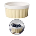 thumbnail image 3 of de Cerámica de 250 Ml, para Hornear, de para Postre, Platos de , Apto para Horno Y Fácil de Limpiar, para Niños Amarillo, 3 of 9