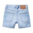 thumbnail image 3 of Boys Denim Shorts For Summer Casual Comfortable Korean Style Solid Color Five Pocket Design Elastic Waistband Boys Shorts Boys Casual Shorts, 3 of 9