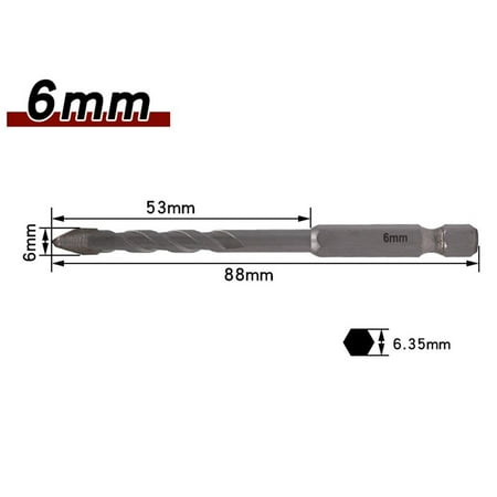 

6-12mm Multifunction Drill Bit Eccentric Drill Crooked Head for Drilling Tile