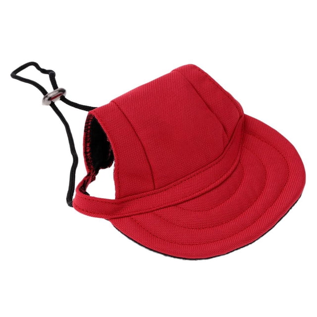 Sombrero de béisbol para perros, , lona, deporte, sombrero para Rojo S Yinane Gorra de béisbol de gatito
