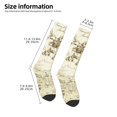 thumbnail image 2 of Naloa American Monuments Knee Socks, High Socks Long Stretchy Sock Women Knee High Stocking, Long Socks for Women, 2 of 6
