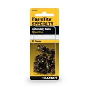 Fas-n-Tite Specialty Upholstery Nails, Black, Steel, 25 Pieces
