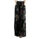 thumbnail image 2 of ICHUANYI Clearance Women Printing Cotton Linen Ankle-Length Pants Pokets Casual Elastic Trousers Long Pants(Black, XXL) ICHUANYI WER2023080805665, 2 of 8
