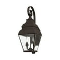 thumbnail image 4 of Livex Lighting Exeter 2 Light Outdoor Wall Lantern in Bronze, 4 of 9