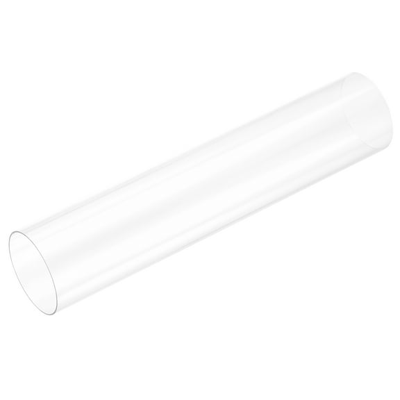 Uxcell Rigid Round Clear Tubing 50mm(2") ID x 52mm(2 1/16") OD x 0.8Ft(250mm) Length Plastic Tube