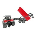 thumbnail image 3 of 02045 Bruder Massey Ferguson 7480 Tractor With Tipping Trailer 1:16 Scale, 3 of 6