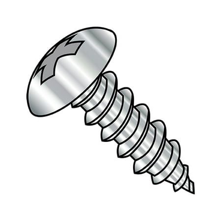 

1/4-14X2 Phil Full Contour Truss Self Tapping Screw Type AB Full Thread 18-8 Stainless (Pack Qty 500) BC-1432ABPT188