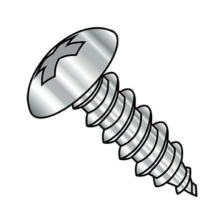 

1/4-14X2 Phil Full Contour Truss Self Tapping Screw Type AB Full Thread 18-8 Stainless (Pack Qty 500) BC-1432ABPT188