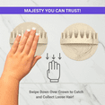 thumbnail image 5 of 2PCS Hair Catcher Shower,Wall-Mount Suction Collector,Hair Trap for Shower Drain,Reusable Wall HairCatcher,B, 5 of 7