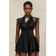 thumbnail image 1 of Vestido Bellabarnetten Waza con cuello en V sin mangas y encaje mini, 1 of 6
