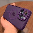 thumbnail image 1 of Luxury Frosted Matte Magsafe Magnetic Colorful Case for iPhone 11 12 13 14 15 Pro Max Plus Armor Candy Color Anti impact Cover, 1 of 7