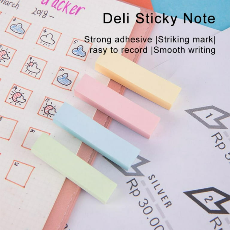  30Pcs Aesthetic Pens With Pastel Sticky Notes