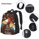 thumbnail image 3 of Balery Rooster And Chicken Mochila escolar 3 en 1 para niños: mochila resistente con lonchera térmica y estuche para lápices. Mochila escolar para niños y niñas., 3 of 7