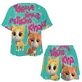 thumbnail image 4 of Super Kitties Women Pajamas Set Loungewear Sleepwear 2 Piece PJ Sets, 4 of 8