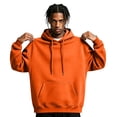 thumbnail image 3 of Basysin Men's Hoodies Pullover Long Sleeve Casual Drawstring Sweatshirts Men Casual Solid Color Pullover Drawstring with Pocket, Sizes S-3XL, 3 of 6