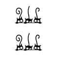 thumbnail image 4 of Pegatinas de pared Matsuzay decoración para sala de estar 27*18cm 2Conjunto Negro, 4 of 6