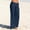 Blue, variant on Linen Pants for Women Solid Color Slacks High Waist Pants Pockets Pants for Women Palazzo Trousers Loose Fit Summer Pants Trousers Work Business Trousers Casual Straight Leg Pants Green S