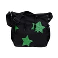 thumbnail image 2 of Bolso de hombro de gran capacidad para mujer en nailon duradero para uso diario. negro, 2 of 9