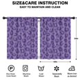 thumbnail image 2 of Blackout Kids Curtains,Purple Leopard Print Childrens Insulated Curtains Set Of 2,Bedroom Essentials,Toddler Room Decor 42"x54", 2 of 5
