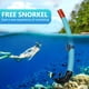 thumbnail image 2 of Snorkel de natación subacuática boquilla de silicona tubo de esnórquel equipo de buceo JShteea El nuevo, 2 of 8