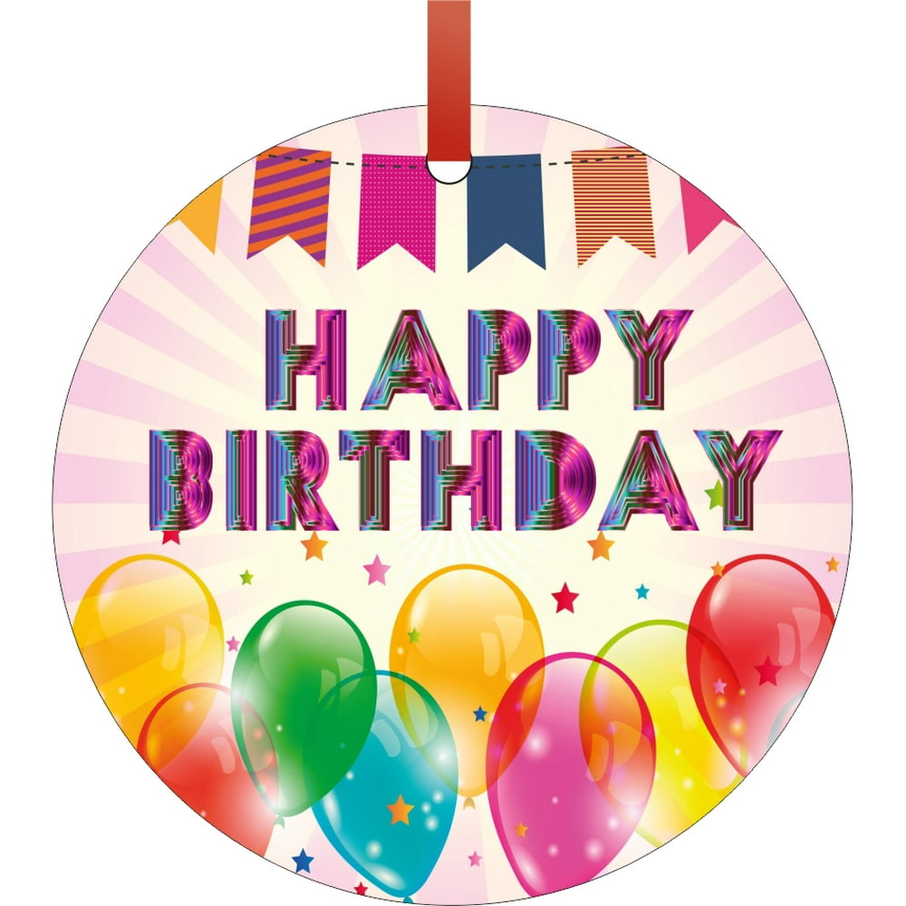 Happy Birthday Ornaments for Tree - Birthday Christmas Ornaments