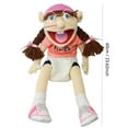 thumbnail image 3 of Christmas Decorations Abdominal Language Large Hand Puppet Table Speech Story Interactive Kindergarten Character Zhang Movable Mouth Christmas Decor, 3 of 4