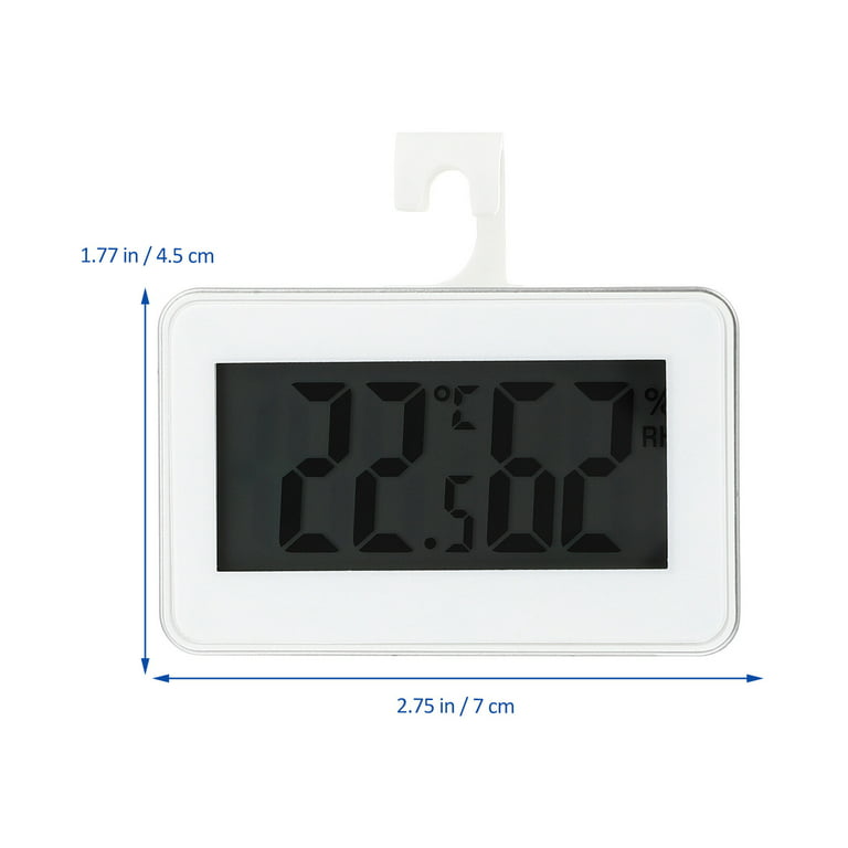 LCD Digital Thermometer Hygrometer for Freezer Refrigerator Fridge Tem –  Aideepen