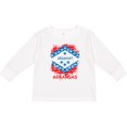 thumbnail image 3 of Inktastic Graffiti Arkansas State Flag Boys or Girls Long Sleeve Toddler T-Shirt, 3 of 5