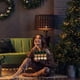 thumbnail image 5 of Bolas de Navidad flocadas, adornos de bolas para árbol de Navidad, bolas de plástico, adornos colgantes decorativos de Navidad, decoración para árbol de Navidad, 5 of 6