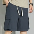 thumbnail image 5 of Xunlbb Summer Men's Cargo Shorts with Pockets Men's Casual Daily Outdoor Beach Lightweight And Breathable Work Shorts Cargo Sorts for Men, M-8XL, 5 of 8