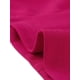 thumbnail image 5 of Vestido de tubo dividido elegante con cuello barco y mangas 3/4 para mujer Fushcia XS, 5 of 6