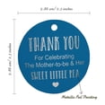 thumbnail image 6 of Inkdotpot Thank You For Celebrating The Mother To Be Baby Shower Bottle Tag Real Silver Foil Favor Hang Tags Pack Of 100, 6 of 7