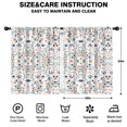 thumbnail image 2 of Blackout Kids Curtains,Boho Bohemia Pioneer Flower Childrens Insulated Curtains Set Of 2,Bedroom Essentials,Toddler Room Decor 42"x54"(106x137cm), 2 of 4