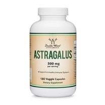 Astragalus Root Capsules - 1,000mg Per Serving (300 Capsules) High in Polysaccharides, Made in The USA for Aging, Cardiovascular, and Immune Support by Double Wood Supplements