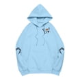 thumbnail image 4 of Tisuna Halloween Hoodie For Women Soft Graphic Print Hooded Tops Ladies Long Sleeve Festival Theme Party Fall Hoody Size L, 4 of 4