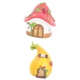 thumbnail image 1 of mini casa,estatuas al aire libre faury gardenhouse decoración adornos,Jardín de hadas casa habitación decoración patio Micro casa,lindos regalos en miniatura de bienvenida para interiores, 1 of 9